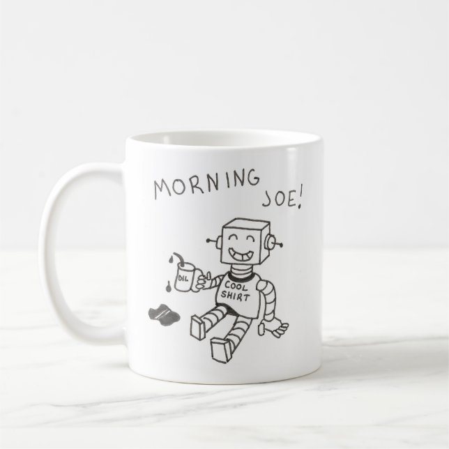 Wenig Roboter-Joe-Tasse Kaffeetasse (Links)