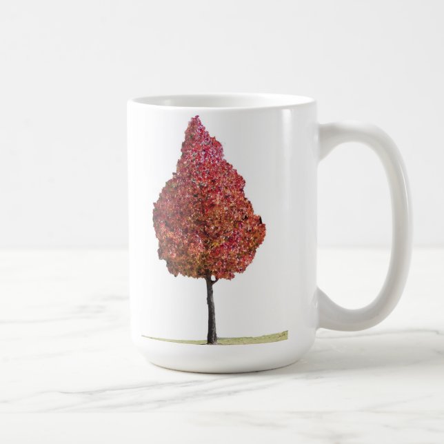 Wenig rote Baum-Tasse Kaffeetasse (Rechts)