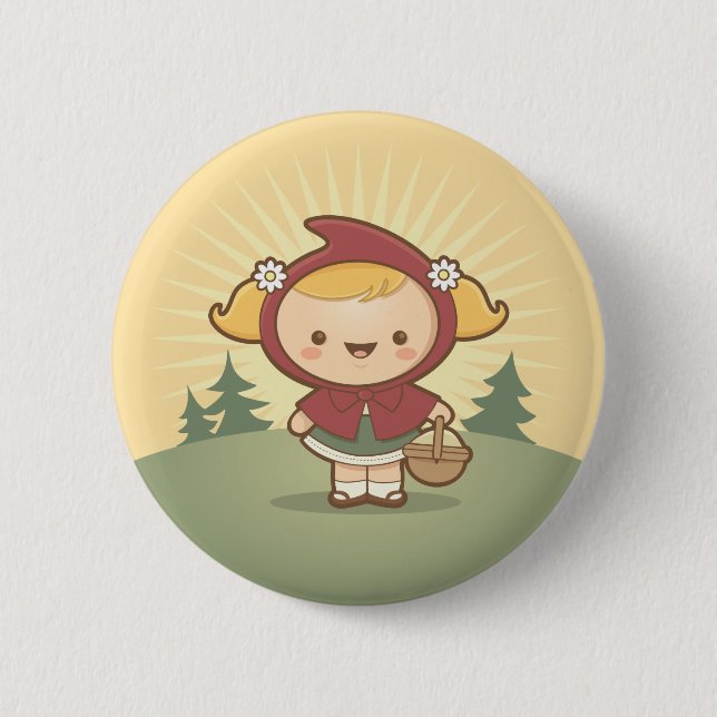 Wenig roter Knopf Button (Vorderseite)