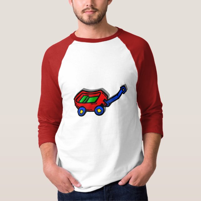 wenig roter Lastwagen T-Shirt (Vorderseite)