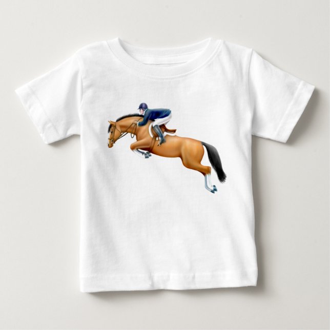 Wenig Show-Pullover-PferdeSäuglings-T - Shirt (Vorderseite)