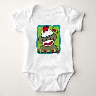 Wenig Socken-Affe Bio Baby Strampler