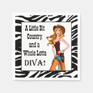 Wenig Stückchen-Land und eine ganze Lotta-DIVA! Serviette