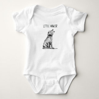 Wenig Summer-Wolf-CUB-Baby-Anzug Baby Strampler