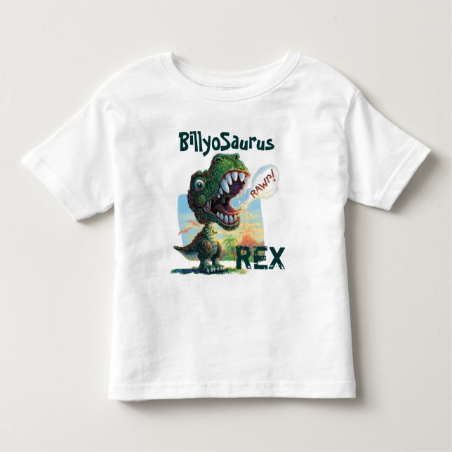 Wenig T Rex gemalt Kleinkind T-shirt (Vorderseite)