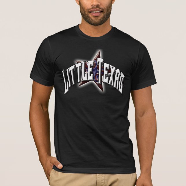 Wenig Texas "auf Ausflug" (Schwarzes) T-Shirt (Vorderseite)