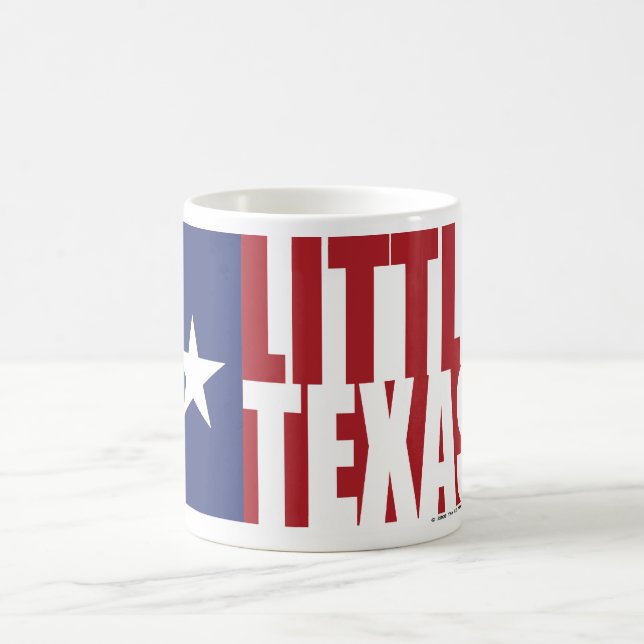 Wenig Texas-Flaggen-Logo-Tasse Kaffeetasse (Mittel)