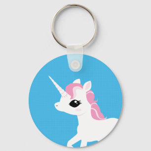 Wenig Unicorn mit rosa Mähnen-Schlüsselanhänger Schlüsselanhänger