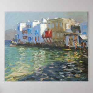 Wenig Venedig Mykonos Poster