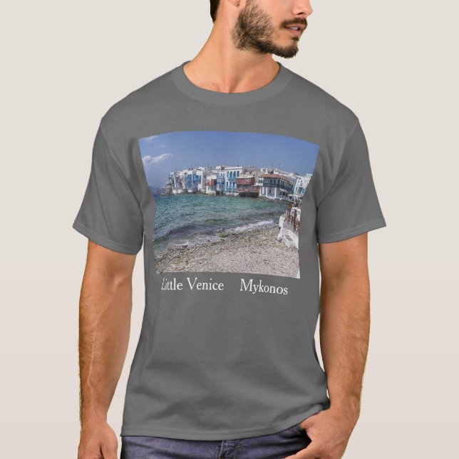 Wenig Venedig Mykonos T-Shirt (Vorderseite)