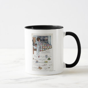 Wenig wecken Mädchen-Spione Sankt und Tasse