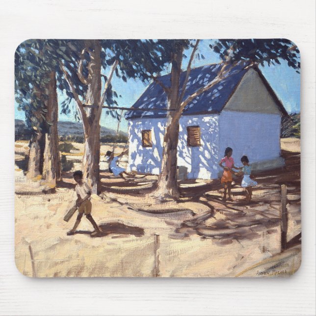 Wenig weißer Haus Karoo Südafrika Mousepad (Vorne)