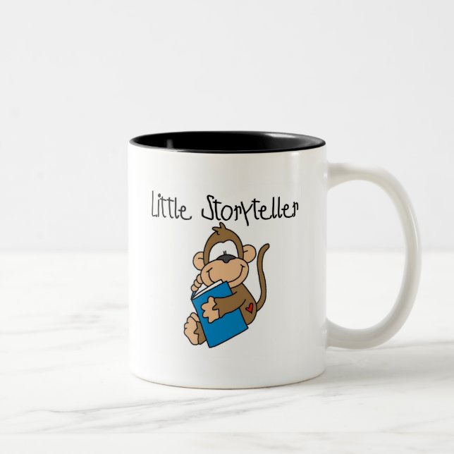 Wenige Geschichtenerzähler-T-Shirts und Geschenke Zweifarbige Tasse (Rechts)