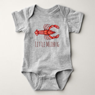 Wenige Mudbug Cajun Panzerkrebse Baby Strampler