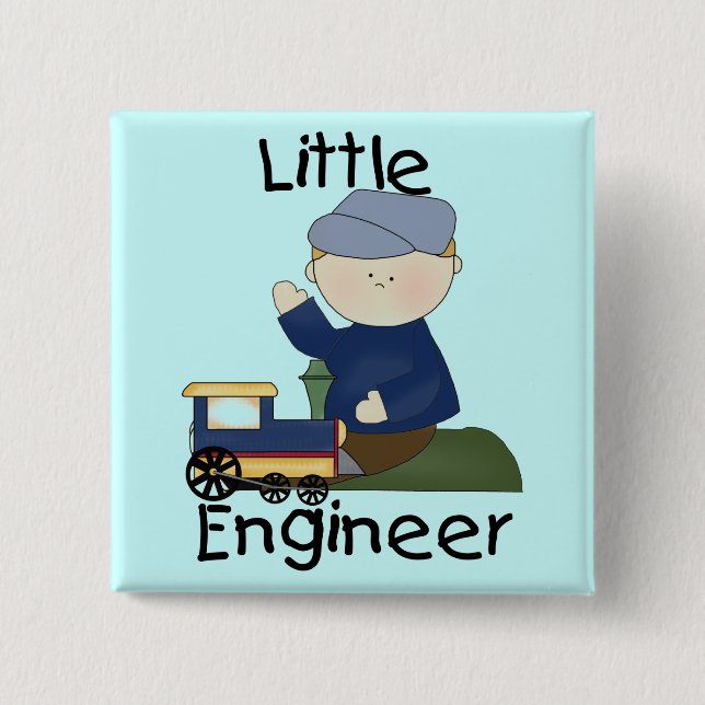 Wenige Zug-Ingenieur-T - Shirts und Geschenke Button (Vorderseite)