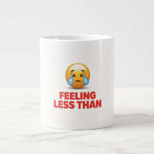 Weniger als fühlen Jumbo-Tasse