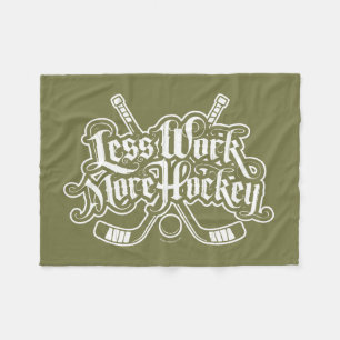 Weniger Arbeit, mehr Hockey Fleecedecke