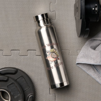 Weniger Arbeiten Mehr Wandern Lustige Wandertaube Trinkflasche