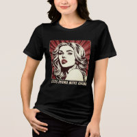 Weniger Drama Mehr Karma Cooler Pop T-Shirt