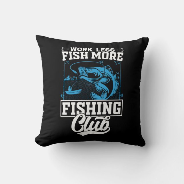 Weniger Fischfang Kissen (Vorderseite)