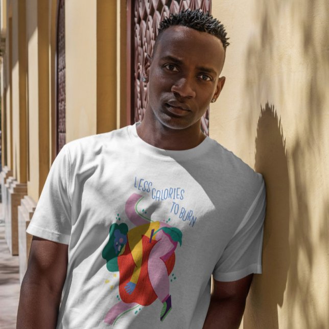 Weniger Kalorien Vegan T-Shirt (Von Creator hochgeladen)