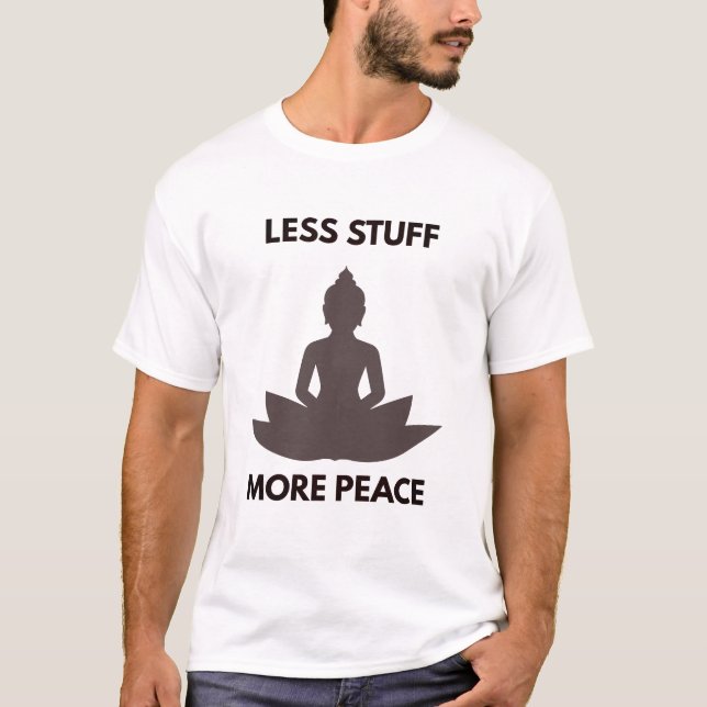Weniger kompliziertes T-Shirt für mehr Frieden | M (Vorderseite)