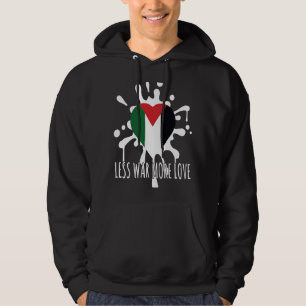 Weniger Krieg mehr Liebe stolz auf die palästinens Hoodie