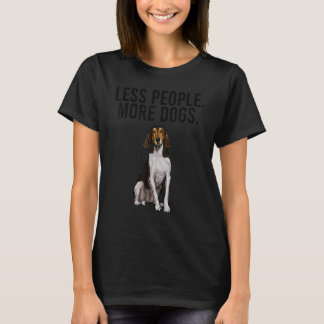 Weniger Menschen mehr Hunde Treeing Walker Coonhou T-Shirt