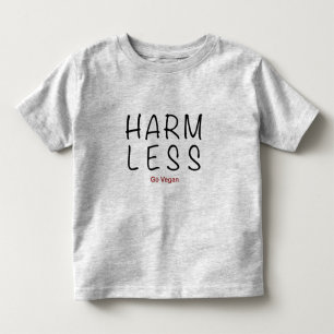 Weniger Schaden - Vegan werden Kleinkind T-shirt
