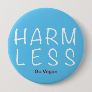 Weniger Schaden - Vegan werden (Lichtversion) Button