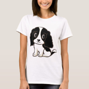 weniger Schwarz-weißer Cartoon T-Shirt