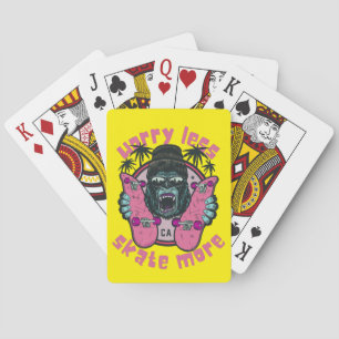 WENIGER SKATE GRÖSSERE Gorilla-Edition Spielkarten