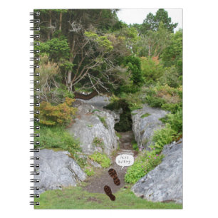 Weniger Talent mehr Walking Rockery Notebook Notizblock