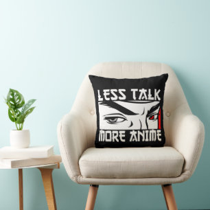 Weniger Talk Mehr Anime - Funny Anime Throw Kissen