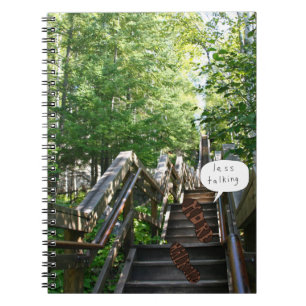 Weniger Talking Mehr Talking Stairs Notebook Notizblock