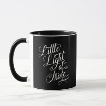 Weniges Licht meiner Typografie