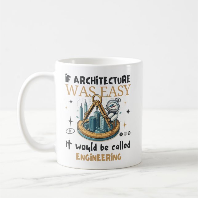 Wenn Architektur einfach wäre Kaffeetasse (Links)