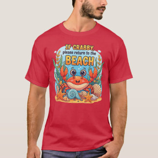 Wenn bitte zurück zum Strand Lustiger Urlaub Somme T-Shirt