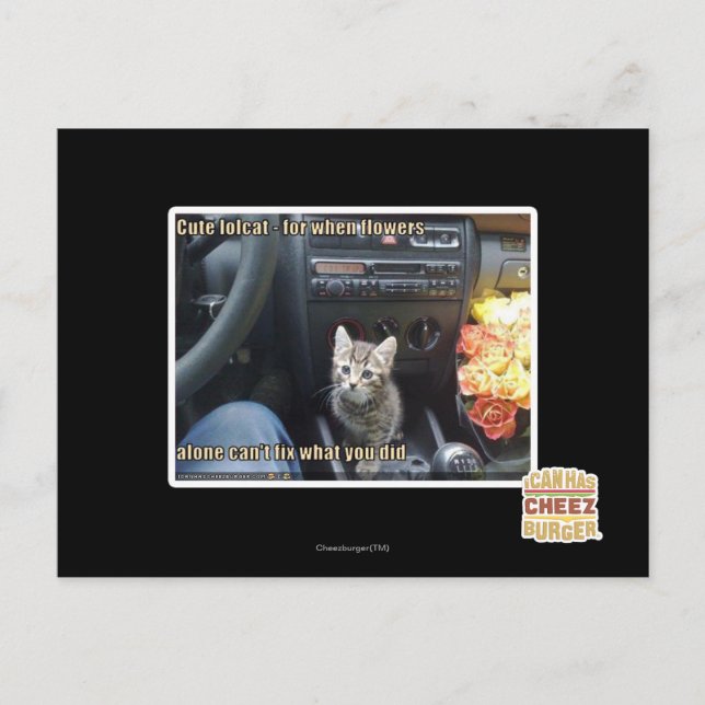 Wenn Blume nicht ausreichen Postkarte (Vorderseite)