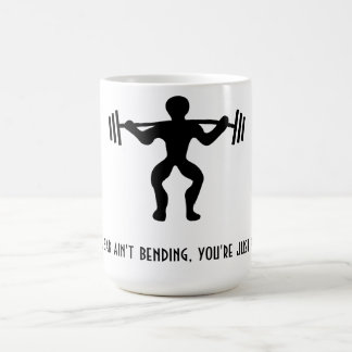 Wenn das Bar nicht Tasse verbiegt