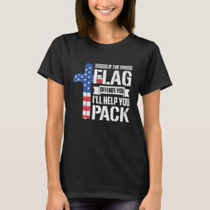 Wenn das Flag Sie verbietet, helfen Sie beim Pack  T-Shirt