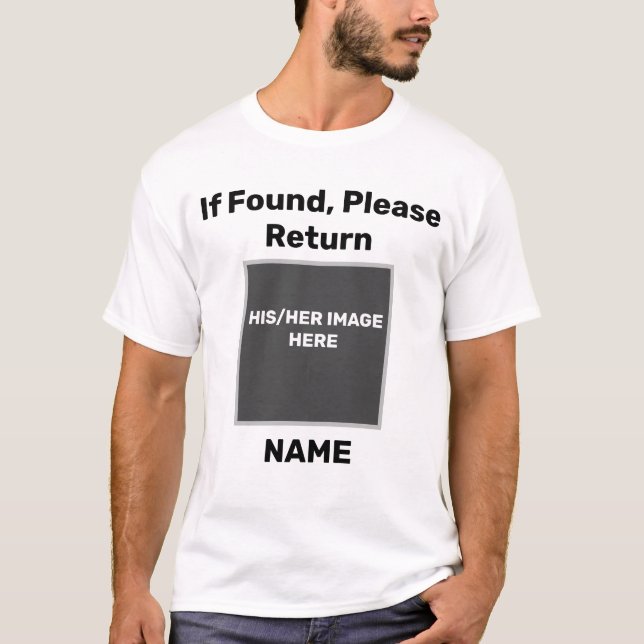 Wenn das Foto verpasst wurde, kehren Sie bitte zur T-Shirt (Vorderseite)