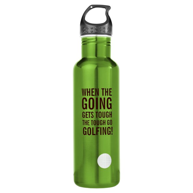 Wenn das Gehen stark erhält - gehen Sie Golf zu Trinkflasche (Vorderseite)