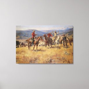 Wenn das Gesetz den Rand des Zufalls durch CM Russ Leinwanddruck