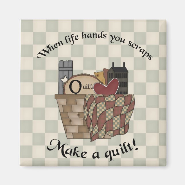 Wenn das Leben dir aufhört zu scheißen Magnet (Vorne)