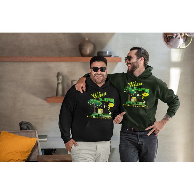 Wenn das Leben dir ein lustiges Zitat gibt Hoodie (Von Creator hochgeladen)