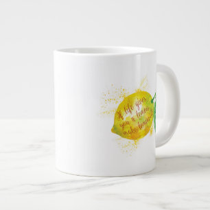 Wenn das Leben dir eine Lemon gibt, mache Lemonade Jumbo-Tasse