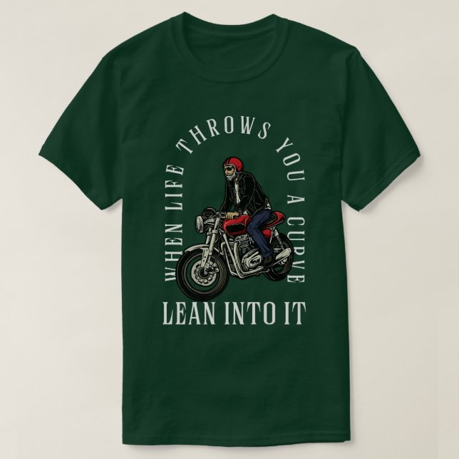 Wenn das Leben dir einen Keil in die Luft wirft T-Shirt (Design vorne)