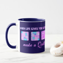 Wenn das Leben dir Fetzen gibt, mach eine Decke Tasse