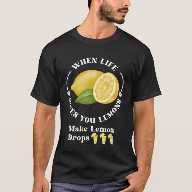 Wenn das Leben dir Lemonen gibt, die Limonen falle T-Shirt (Vorderseite)